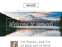 Tablet Screenshot of iamwell.org